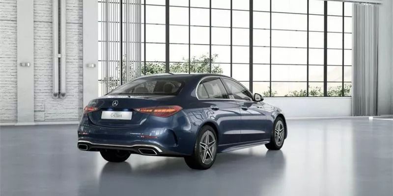 Usado Mercedes C220 200 CV (147 kW) 2024 Azul Berlina