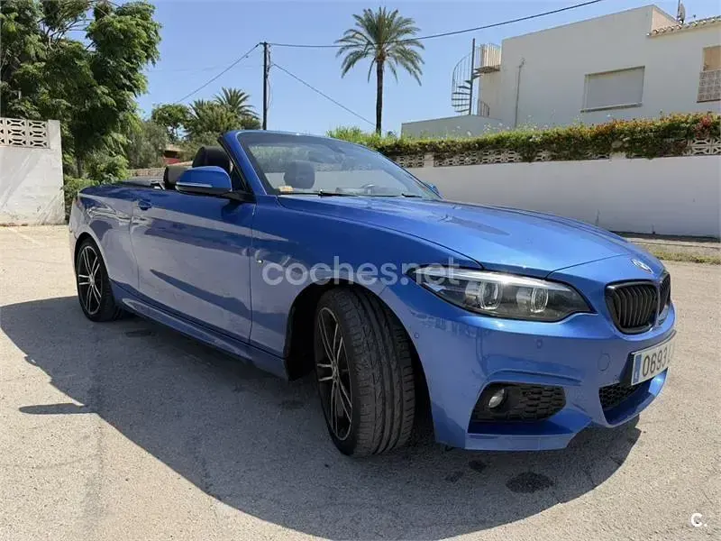 Usado BMW 220 184 CV (135 kW) 2020 Azul Descapotable