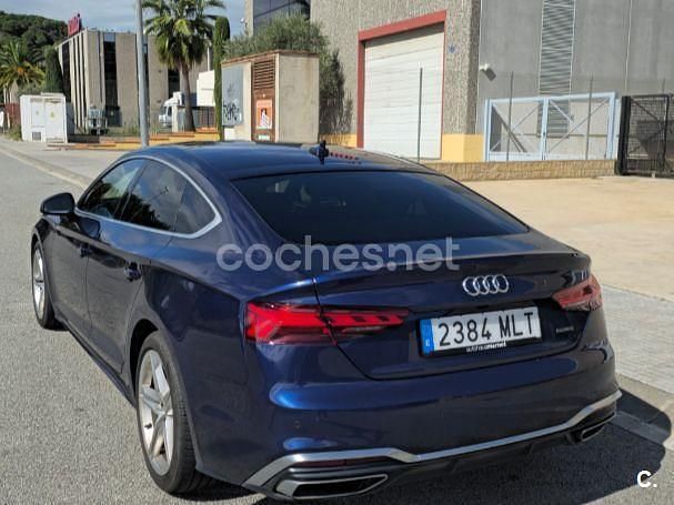 Usado Audi A5 Sportback S-Line 190 CV (139 kW) 2020 Azul Utilitario