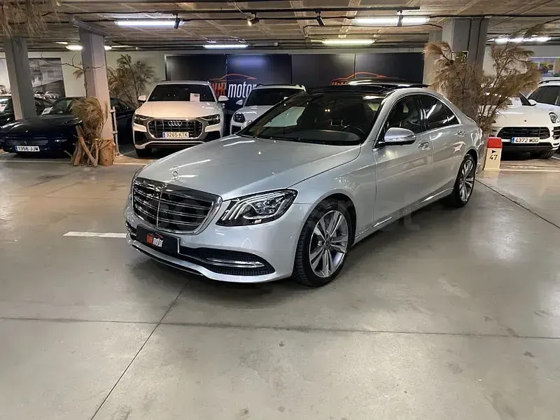 Usado Mercedes S350 286 CV (210 kW) 2018 Gris / plata Berlina