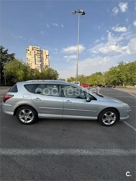 Usado Peugeot 407 Sport 136 CV (100 kW) 2008 Gris / plata Familiar
