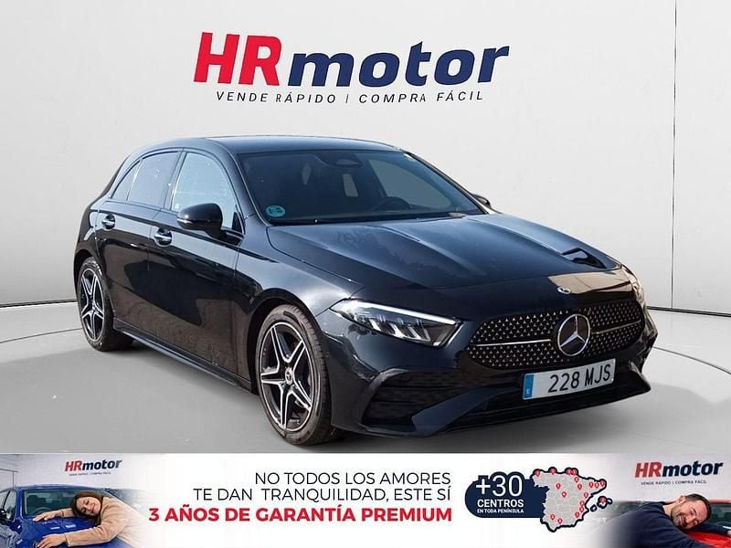 Usado Mercedes A200 AMG line 150 CV (110 kW) 2023 Negro Berlina