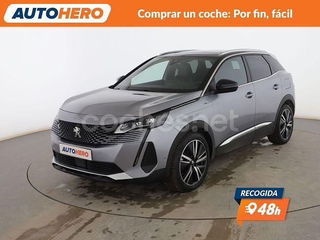 Gris Usado 2022 Peugeot 3008 GT SUV | 24.599 € (Caro) - Imagen 1/3
