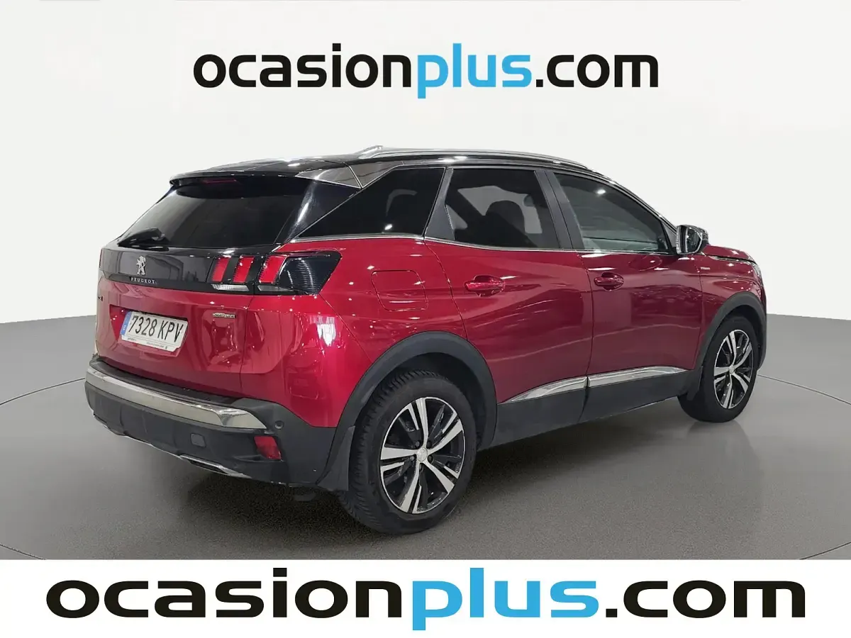 Usado Peugeot 3008 GT-line 131 CV (96 kW) 2018 Rojo SUV