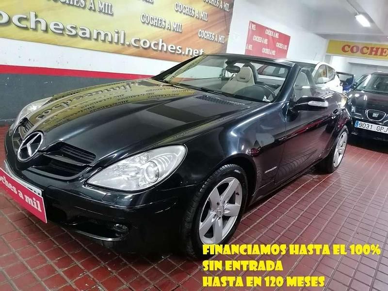 Usado Mercedes SLK200 163 CV (119 kW) 2004 Negro Descapotable
