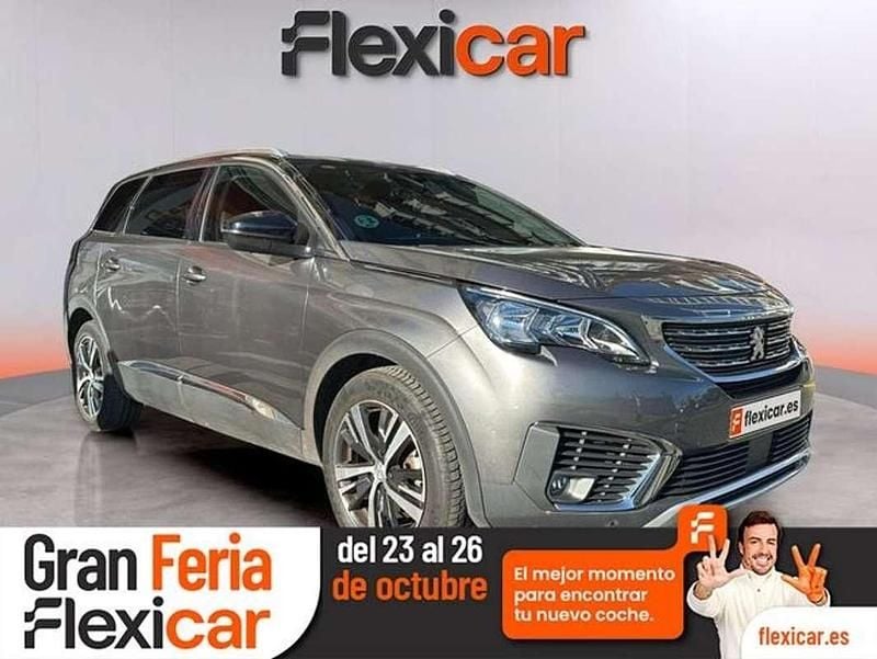 Gris Usado 2018 Peugeot 5008 Allure Monovolumen | 17.490 € (Precio justo) - Imagen 1/4