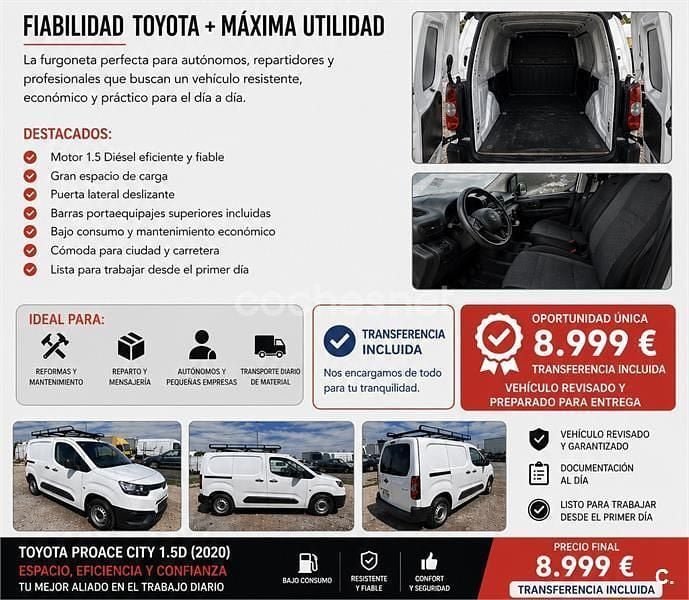 Occasion Toyota Proace City City 102 PK (75 kW) 2020 Wit MPV