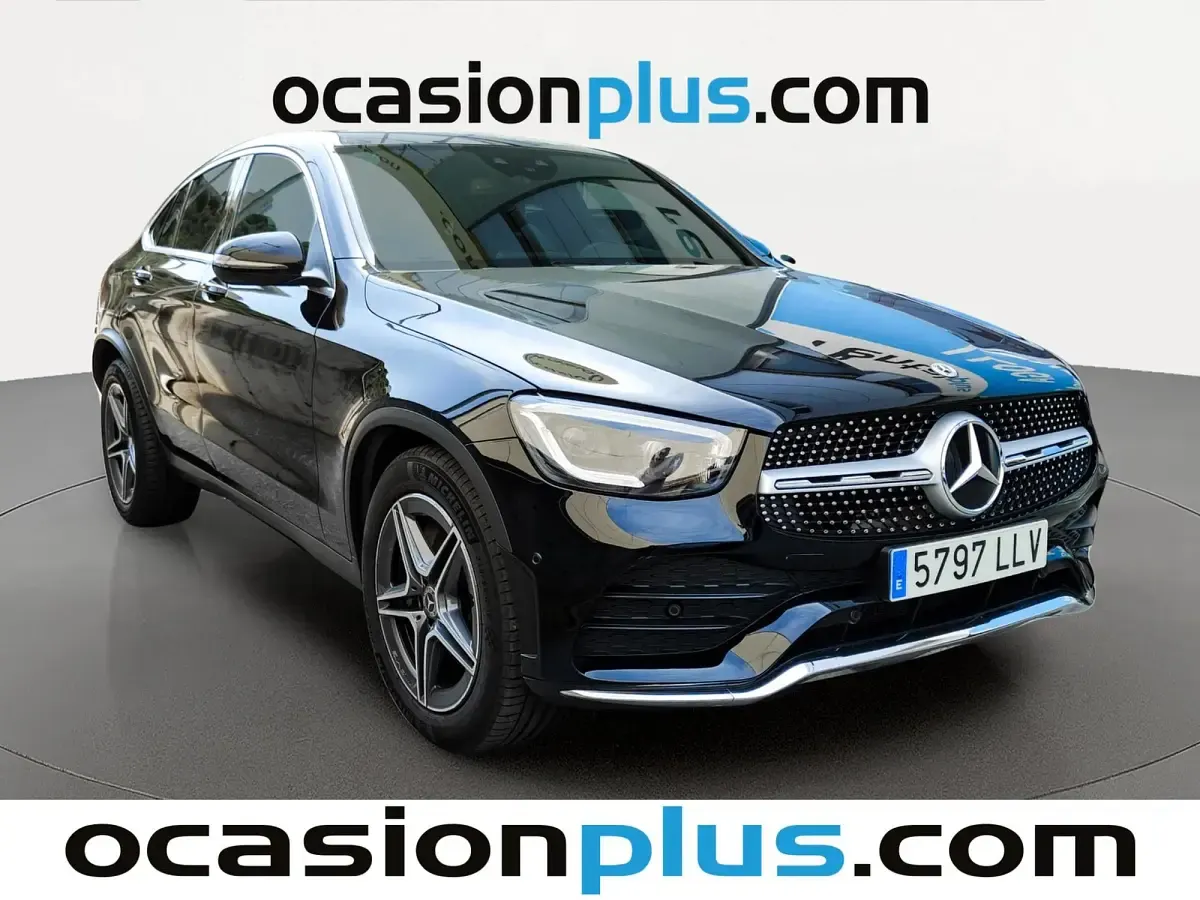 Usado Mercedes GLC220 AMG 194 CV (142 kW) 2020 Negro SUV
