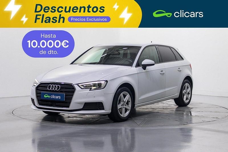 Usado Audi A3 S-Line 116 CV (85 kW) 2019 Blanco Berlina