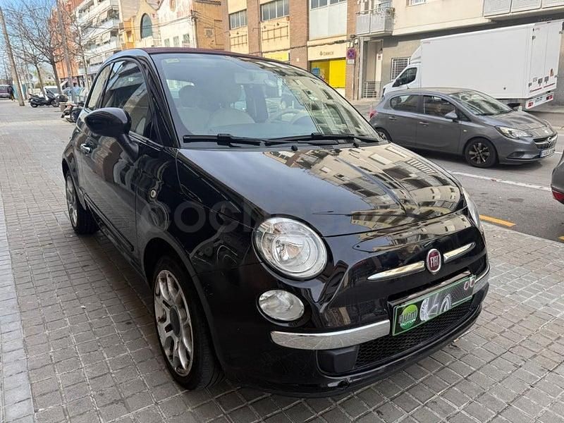 Usado Fiat 500C Lounge 69 CV (50 kW) 2015 Negro Descapotable
