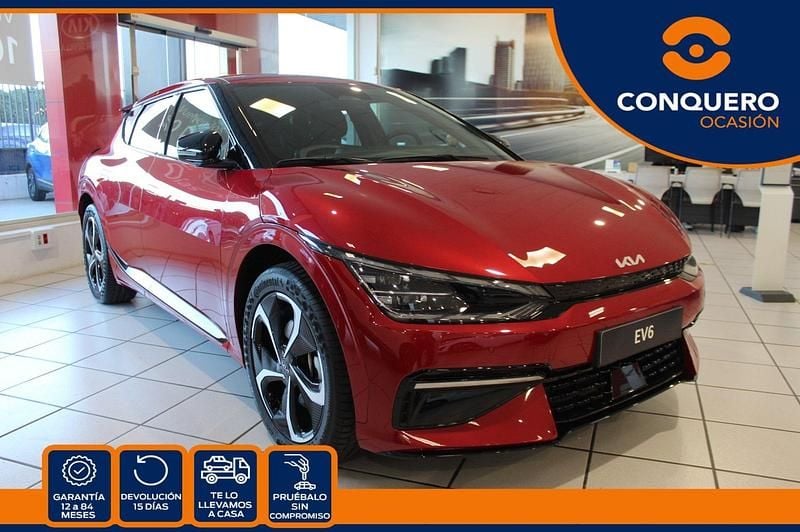 Rojo Usado 2024 Kia EV6 2 SUV | 46.990 € (Super precio) - Imagen 1/4