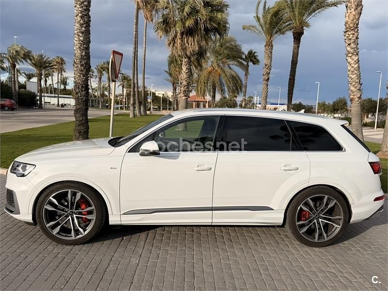 Usado Audi Q7 S-Line 286 CV (210 kW) 2020 Blanco SUV