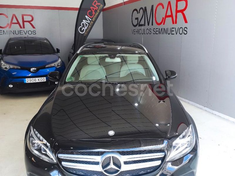 Usado Mercedes C220 Avantgarde 170 CV (125 kW) 2016 Negro Familiar