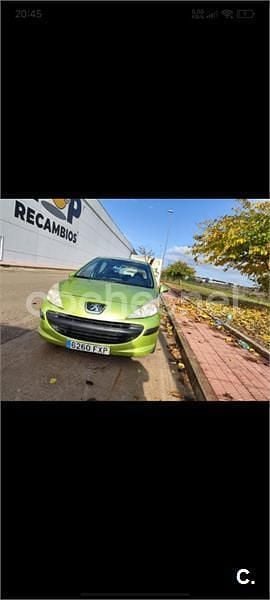 Usado Peugeot 207 75 CV (55 kW) 2007 Verde Berlina