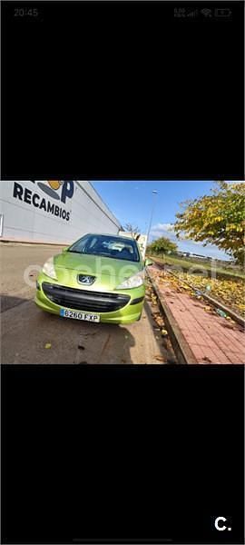 Usado Peugeot 207 75 CV (55 kW) 2007 Verde Berlina