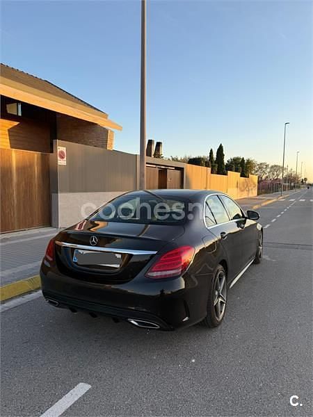 Usado Mercedes C200 136 CV (100 kW) 2018 Negro Berlina