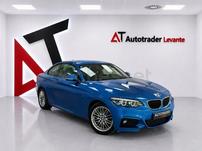 Usado BMW 218 Shadowline 150 CV (110 kW) 2018 Azul Coupe