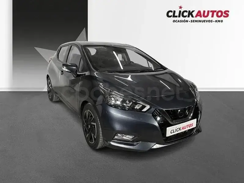 Usado Nissan Micra Acenta 92 CV (67 kW) 2021 Gris / plata Utilitario