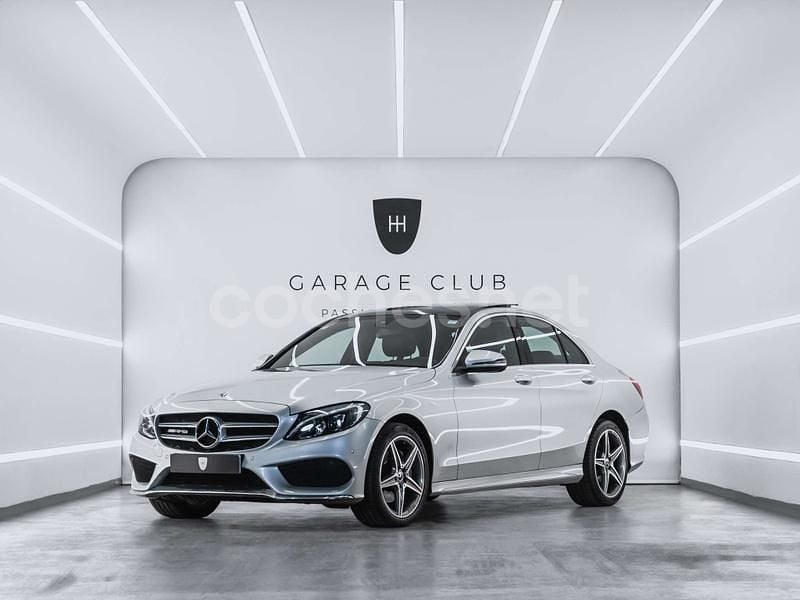Gris / plata Usado 2017 Mercedes C220 AMG line Berlina | 19.999 € (Buen precio) - Imagen 1/4