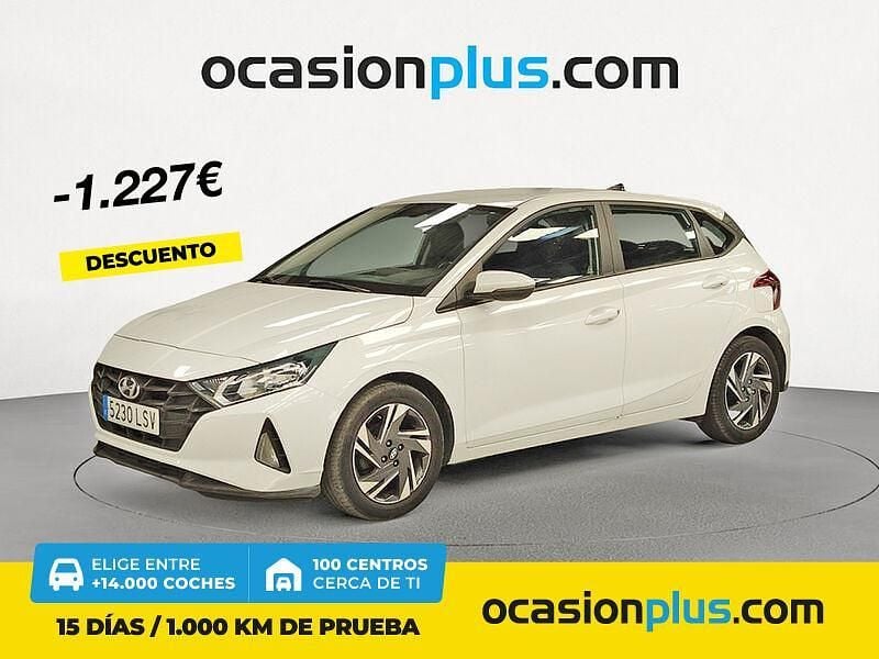 Blanco Usado 2021 Hyundai i20 Berlina | 12.600 € (Precio justo) - Imagen 1/4