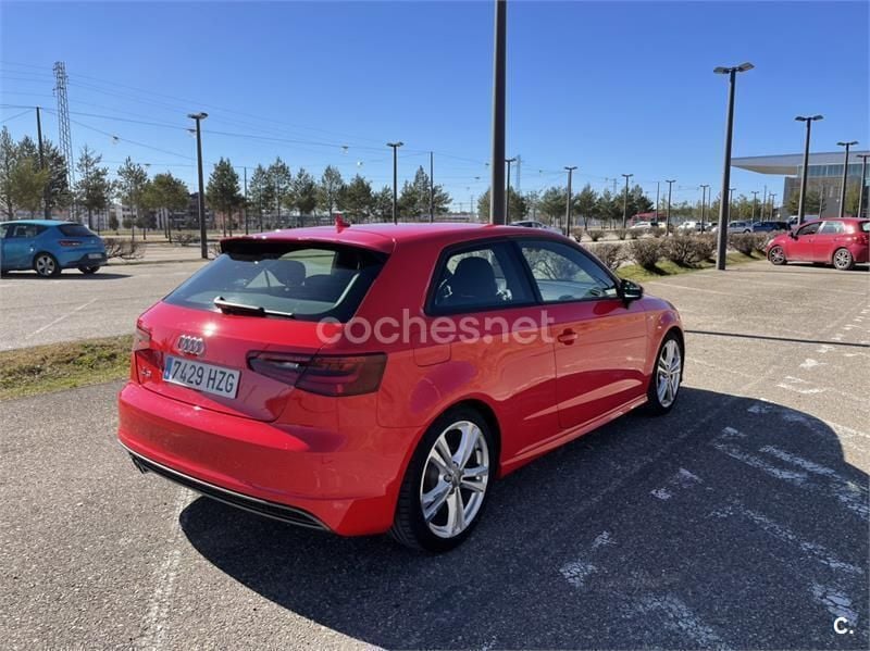 Rojo Usado 2015 Audi A3 S-Line Berlina | 13.900 € (Super precio) - Imagen 1/2