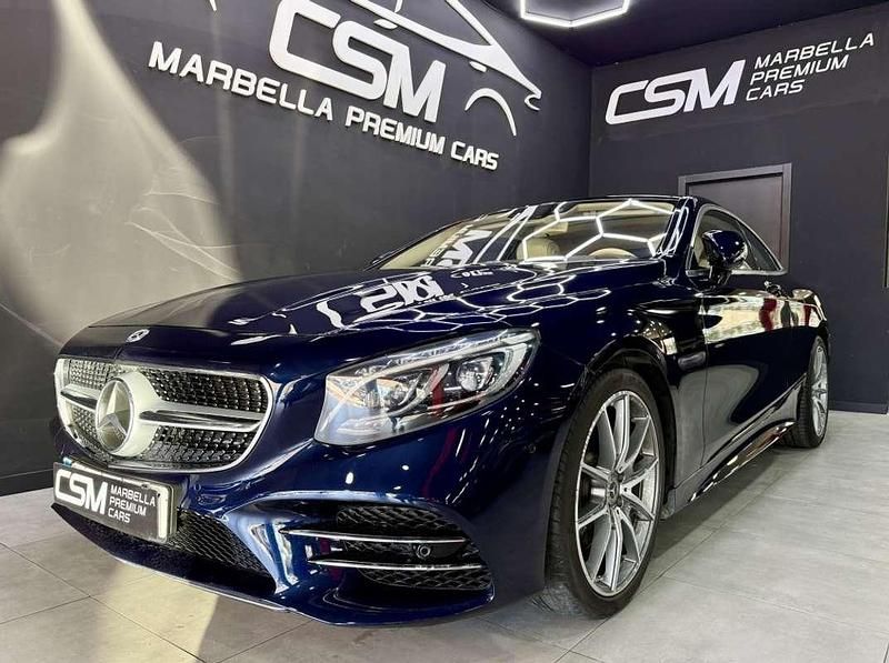 Usado Mercedes S450 367 CV (269 kW) 2018 Azul Berlina