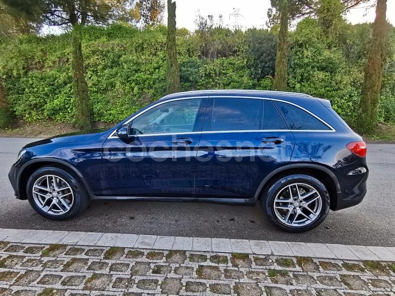 Usado Mercedes GLC250 AMG line 204 CV (150 kW) 2016 Azul SUV