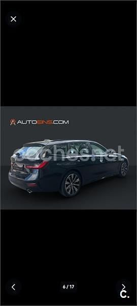 Usado BMW 320e 190 CV (139 kW) 2020 Negro Familiar
