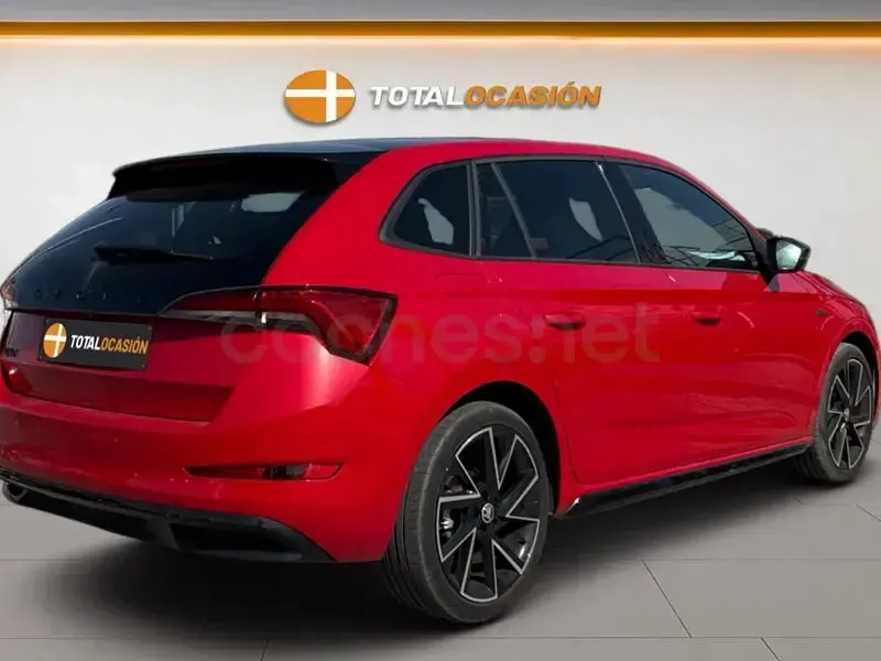 Usado Skoda Scala Monte Carlo 150 CV (110 kW) 2021 Rojo Utilitario