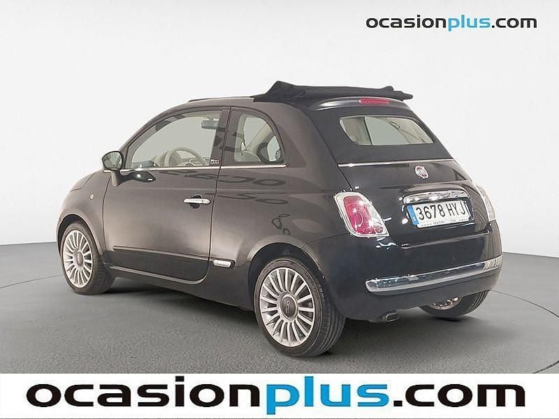 Usado Fiat 500C Lounge 105 CV (77 kW) 2014 Negro Descapotable