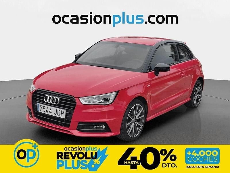 Usado Audi A1 S-Line 90 CV (66 kW) 2015 Rojo Utilitario