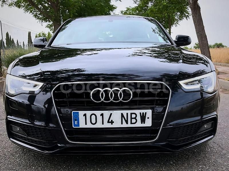 Usado Audi A5 Sportback 218 CV (160 kW) 2014 Negro Utilitario
