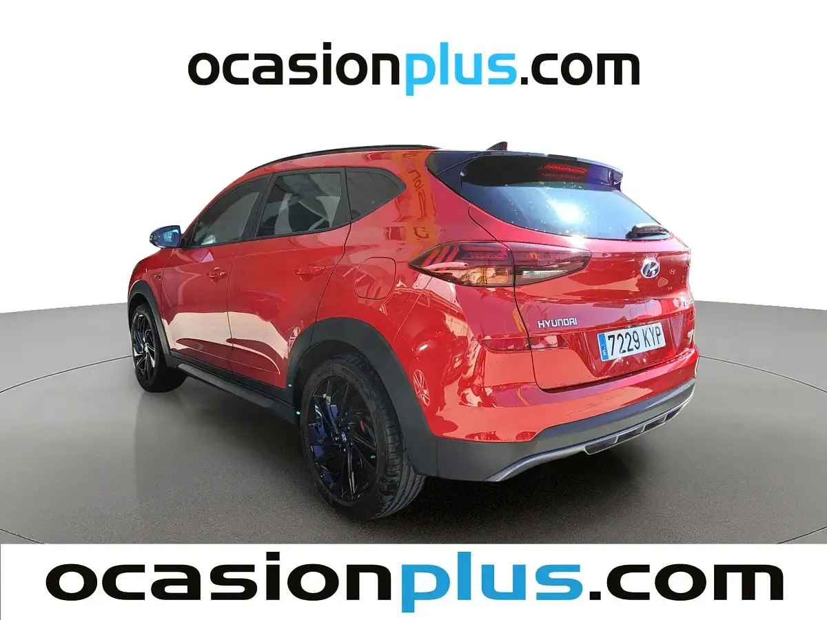 Usado Hyundai Tucson N Line 136 CV (100 kW) 2019 Rojo SUV
