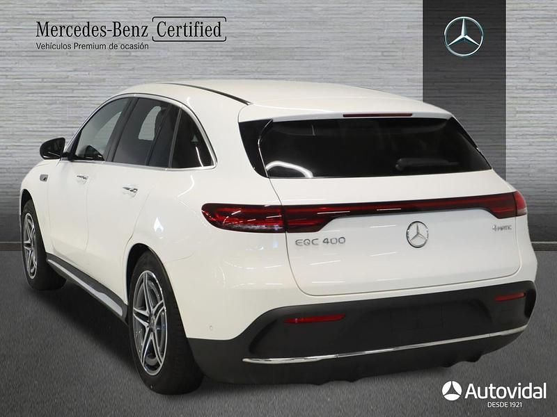 Usado Mercedes EQC400 300 kW (408 CV) 2023 Blanco SUV