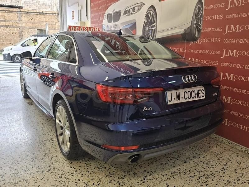 Usado Audi A4 S-Line 150 CV (110 kW) 2017 Azul Familiar