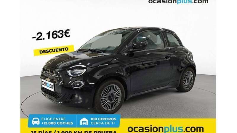 Negro Usado 2022 Fiat 500e Icon Utilitario | 14.537 € (Super precio) - Imagen 1/4