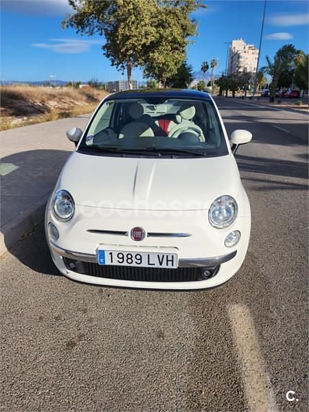 Blanco Usado 2013 Fiat 500 Lounge Berlina | 7800 € (Precio justo) - Imagen 1/4