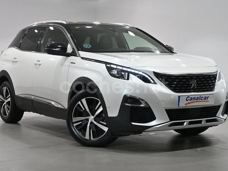 Usado Peugeot 3008 GT-line 130 CV (95 kW) 2018 Blanco SUV