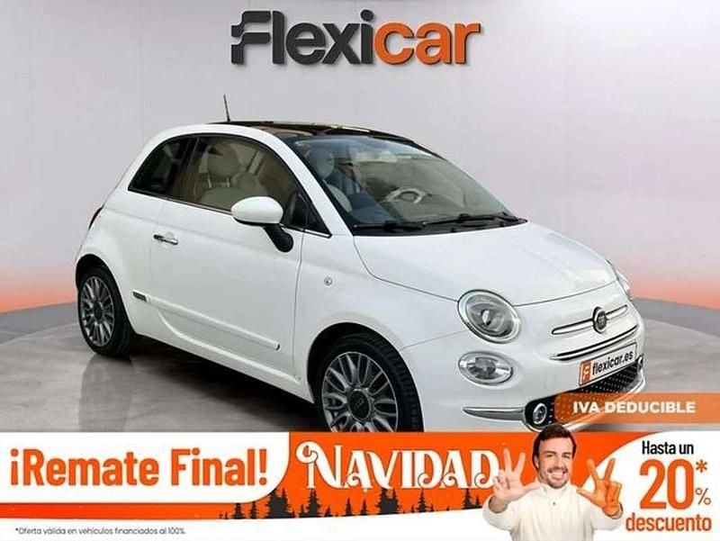 Blanco Usado 2017 Fiat 500 Lounge Utilitario | 9290 € (Precio justo) - Imagen 1/4
