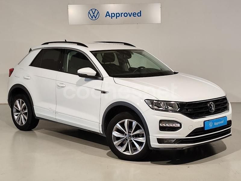 Blanco Usado 2022 VW T-Roc Advance SUV | 19.900 € (Un poco caro) - Imagen 1/4