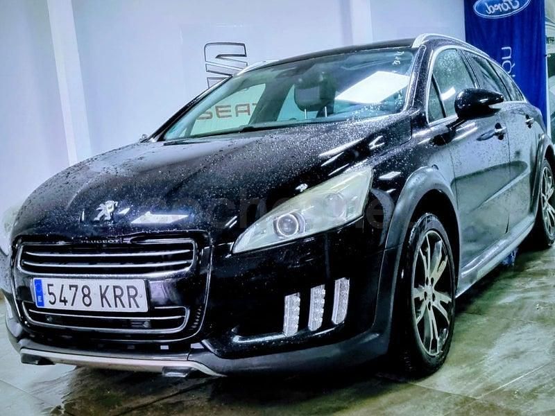 Usado Peugeot 508 RXH 200 CV (147 kW) 2015 Negro Familiar