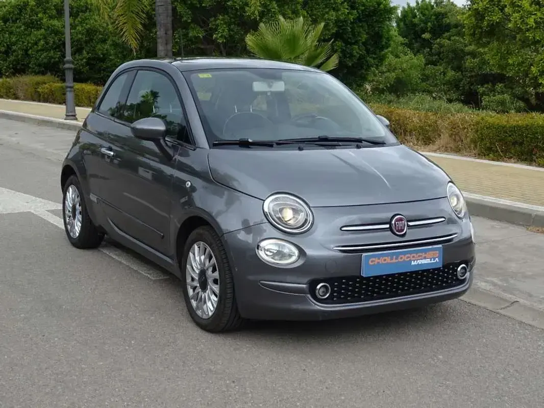 Usado Fiat 500 Lounge 69 CV (50 kW) 2018 Gris Utilitario