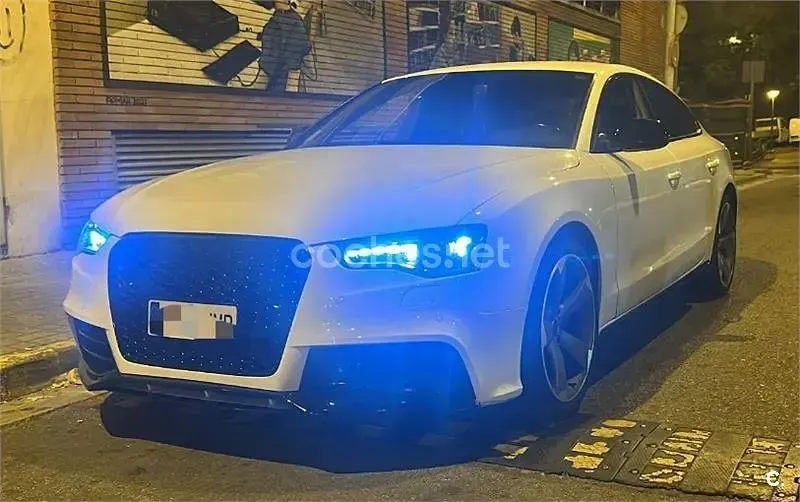 Usado Audi A5 Sportback S-Line 190 CV (139 kW) 2016 Blanco Utilitario