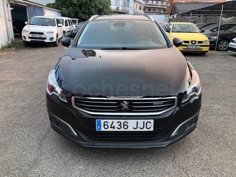 Usado Peugeot 508 SW Active 150 CV (110 kW) 2015 Negro Familiar