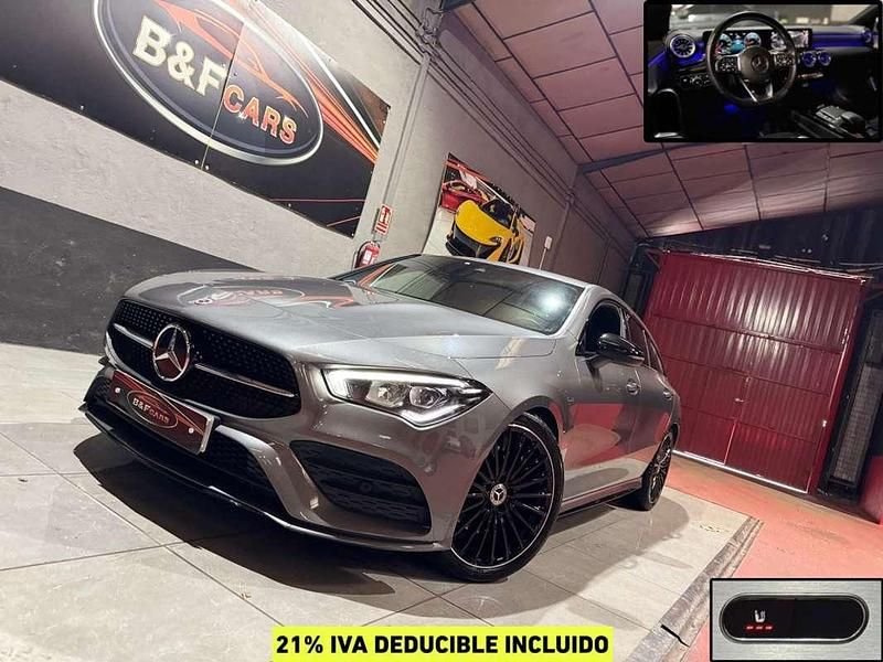 Usado Mercedes CLA200 Shooting Brake 150 CV (110 kW) 2022 Gris Familiar