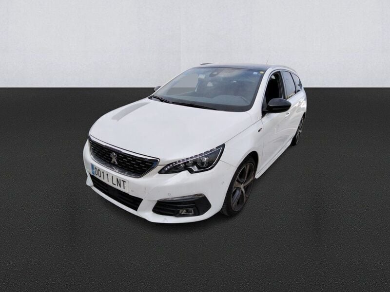Blanco Usado 2021 Peugeot 308 GT Familiar | 17.800 € (Precio justo) - Imagen 1/4