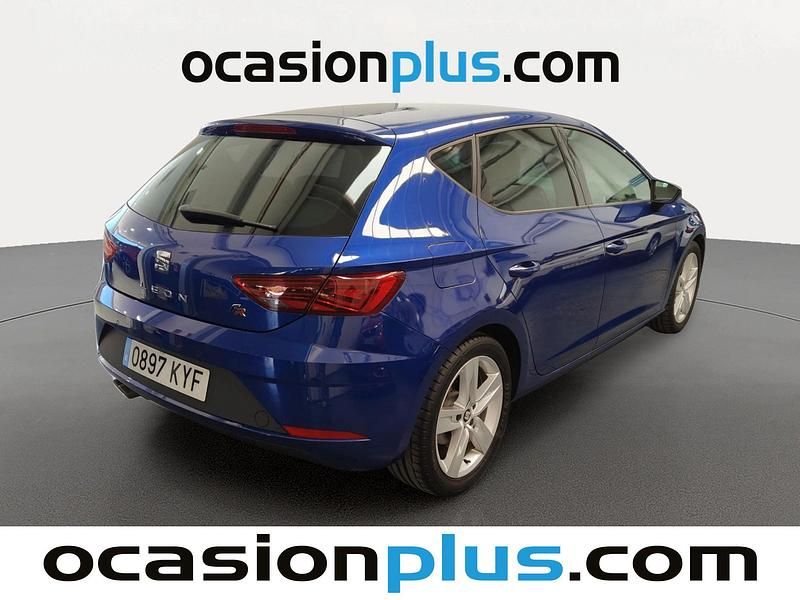 Usado Seat Leon FR 150 CV (110 kW) 2019 Azul Utilitario