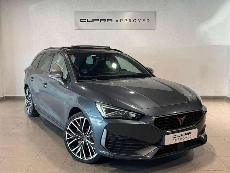 Gris Usado 2021 Cupra Leon VZ Familiar | 25.490 € (Precio justo) - Imagen 1/4