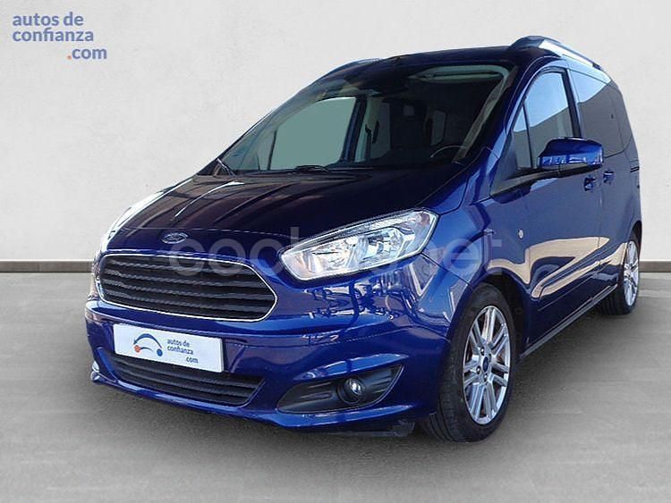 Azul Usado 2017 Ford Tourneo Courier Trend Monovolumen | 12.500 € (Un poco caro) - Imagen 1/4