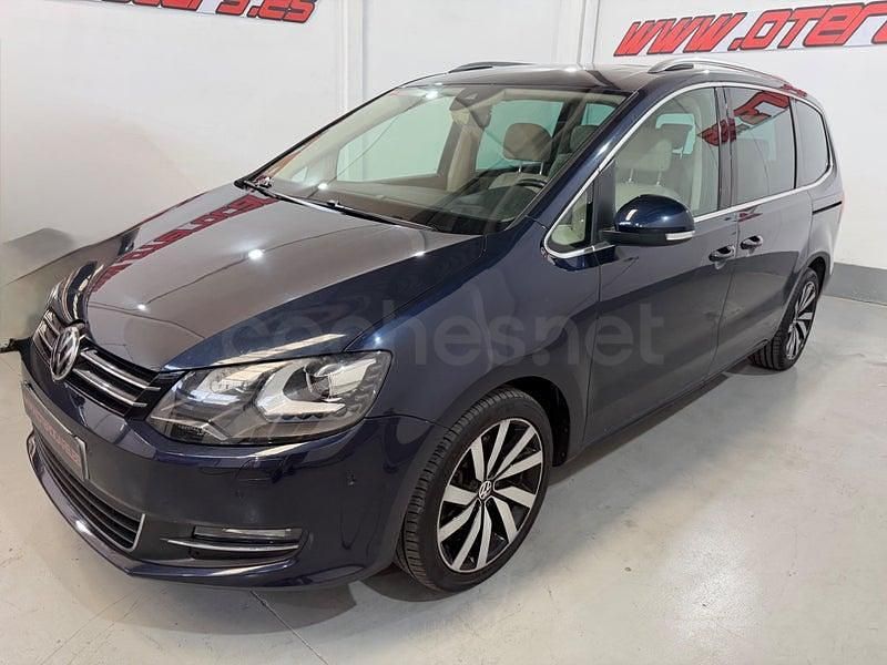 Usado VW Sharan Sportline 184 CV (135 kW) 2017 Azul Monovolumen